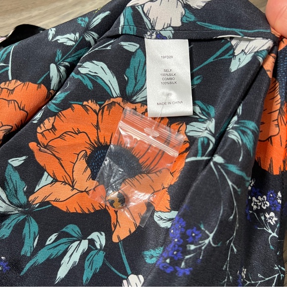 HUNTER BELL Floral Midi Dress - Black, Red, White, Blue - Picture 3 of 6